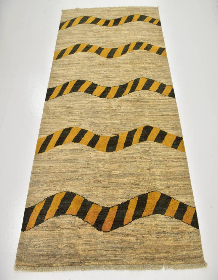 Detail image of 5' x 6' 8 Hand Knotted Modern Ziegler Rug