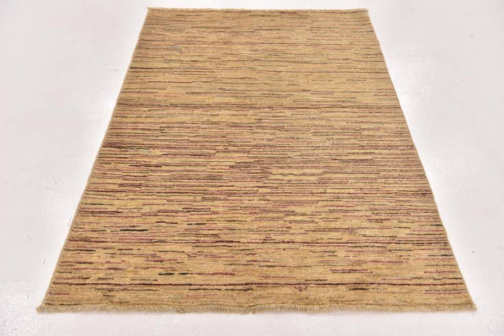 Detail image of 4' x 5' 10 Hand Knotted Modern Ziegler Rug