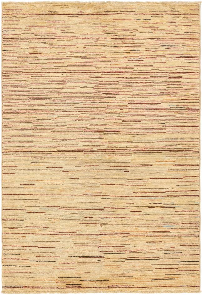 Detail image of 4' x 5' 10 Hand Knotted Modern Ziegler Rug