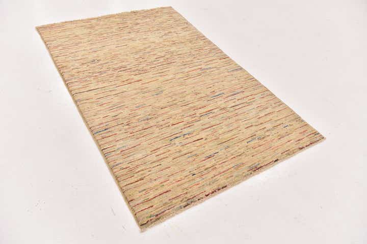 3' 9 x 5' 10 Hand Knotted Modern Ziegler Rug