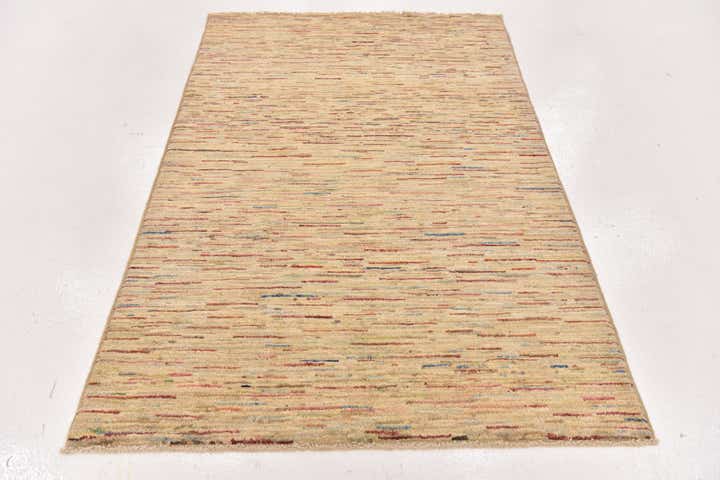3' 9 x 5' 10 Hand Knotted Modern Ziegler Rug