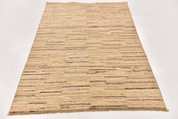 Detail image of 3' 9 x 5' 10 Hand Knotted Modern Ziegler Rug