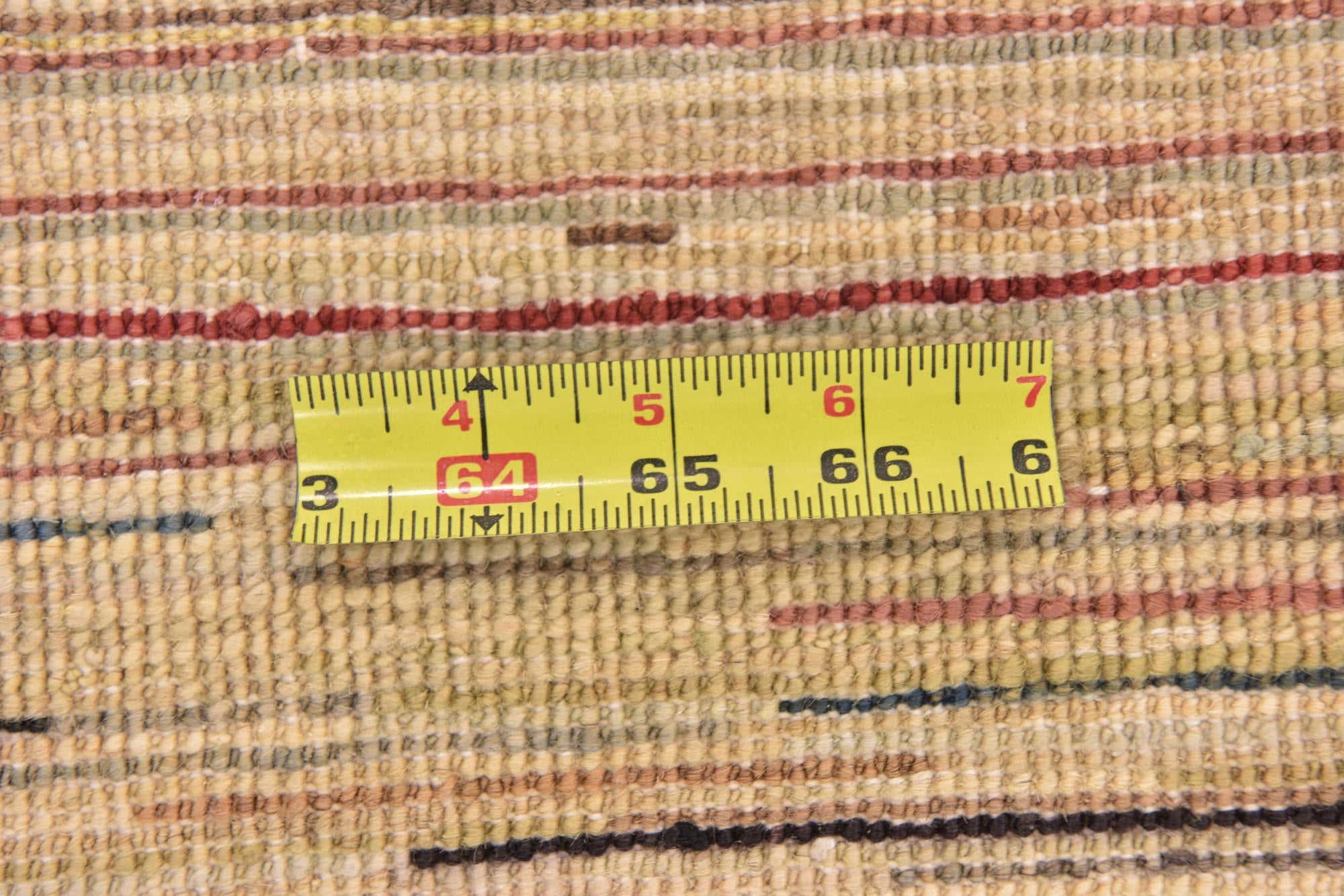3' 9 x 5' 10 Hand Knotted Modern Ziegler Rug