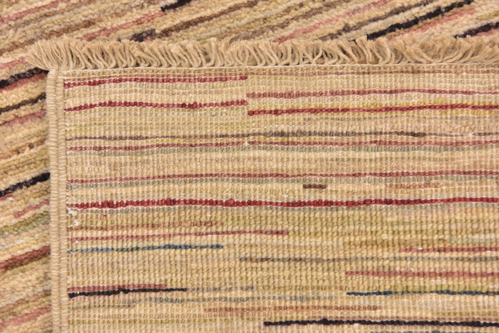 3' 9 x 5' 10 Hand Knotted Modern Ziegler Rug