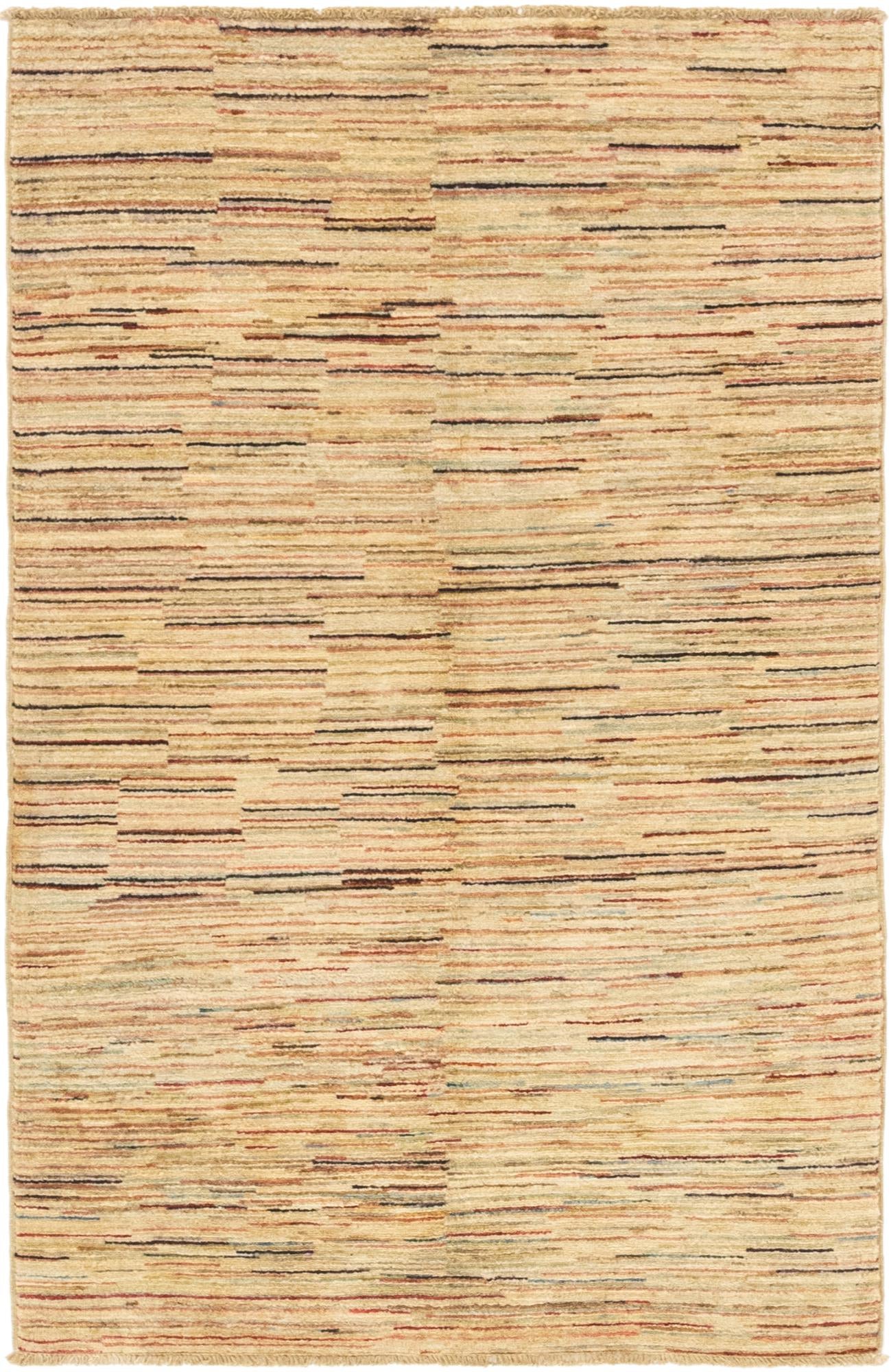3' 9 x 5' 10 Hand Knotted Modern Ziegler Rug