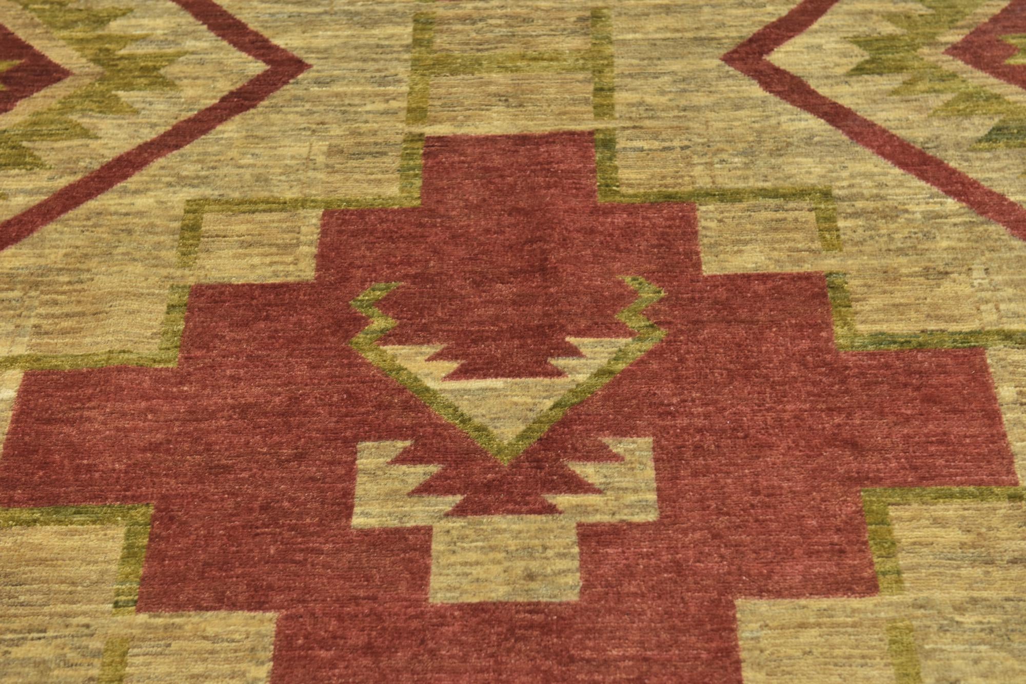 5' 8 x 7' 10 Hand Knotted Modern Ziegler Rug