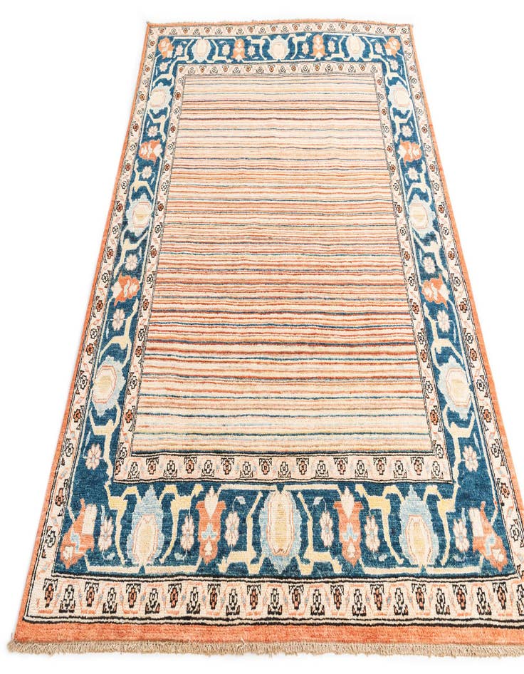 Detail image of 4' 10 x 6' 6  Hand Knotted Modern Ziegler Wool Rug