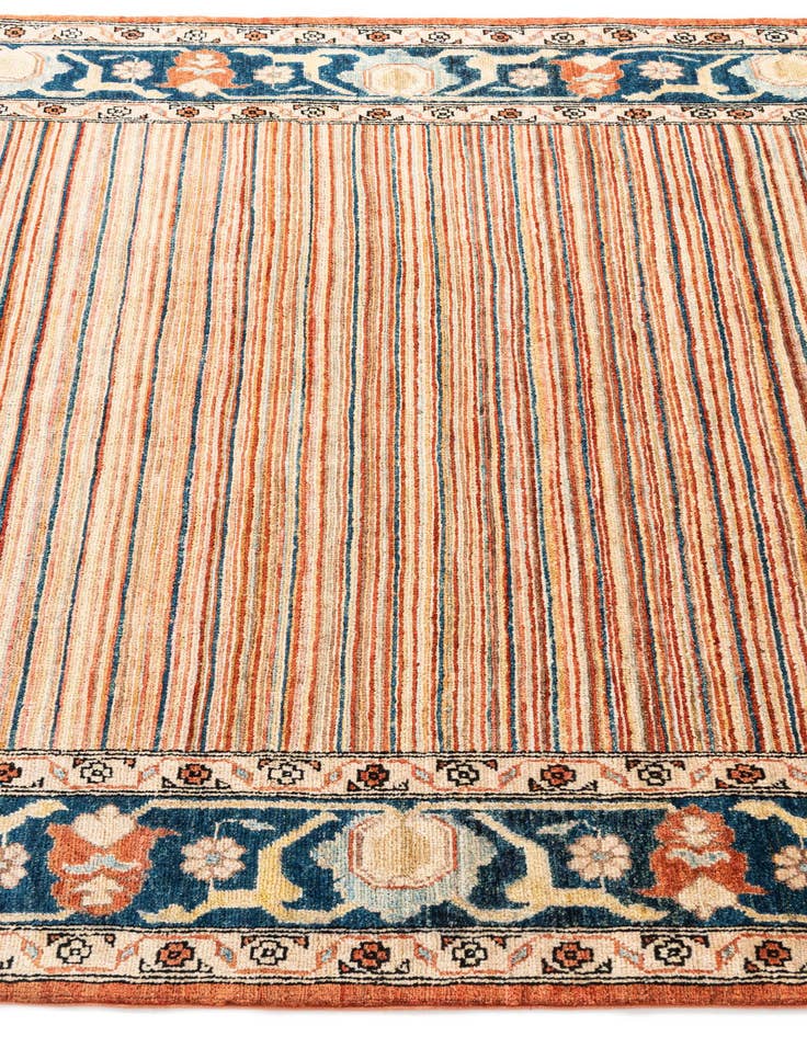 Detail image of 4' 10 x 6' 6  Hand Knotted Modern Ziegler Wool Rug