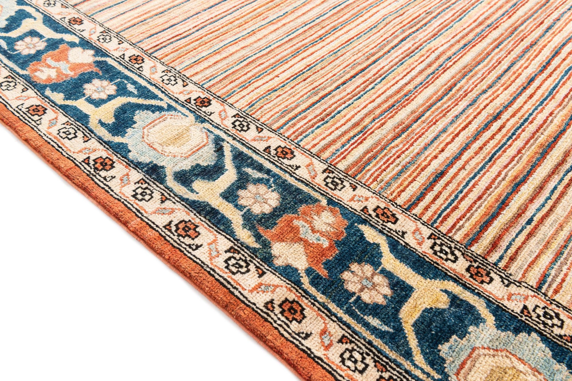 4' 10 x 6' 6 Hand Knotted Modern Ziegler Wool Rug