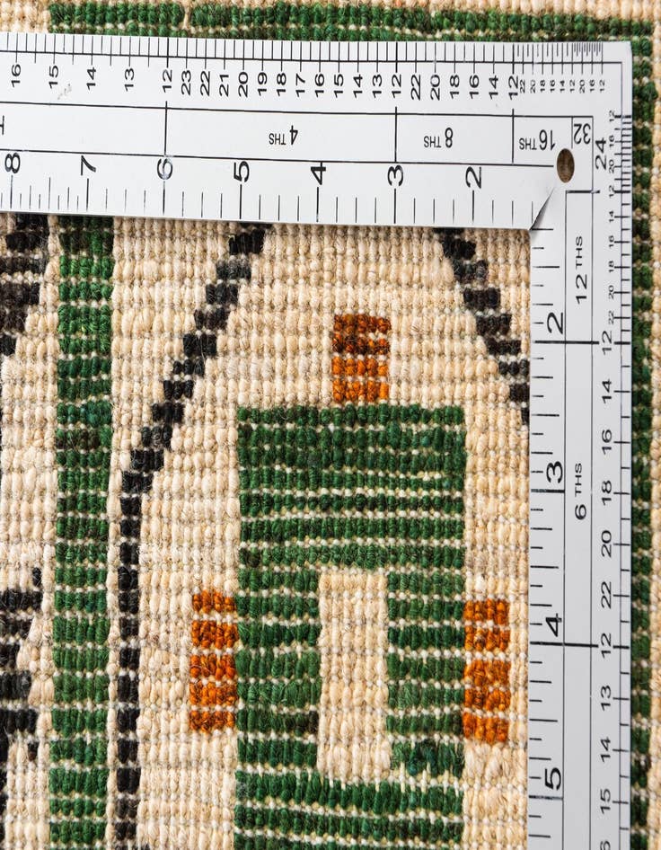 Detail image of 4' x 5' 10  Hand Knotted Modern Ziegler Wool Rug