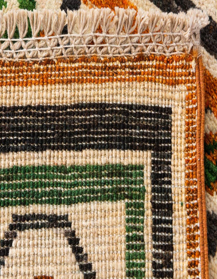 Detail image of 4' x 5' 10  Hand Knotted Modern Ziegler Wool Rug