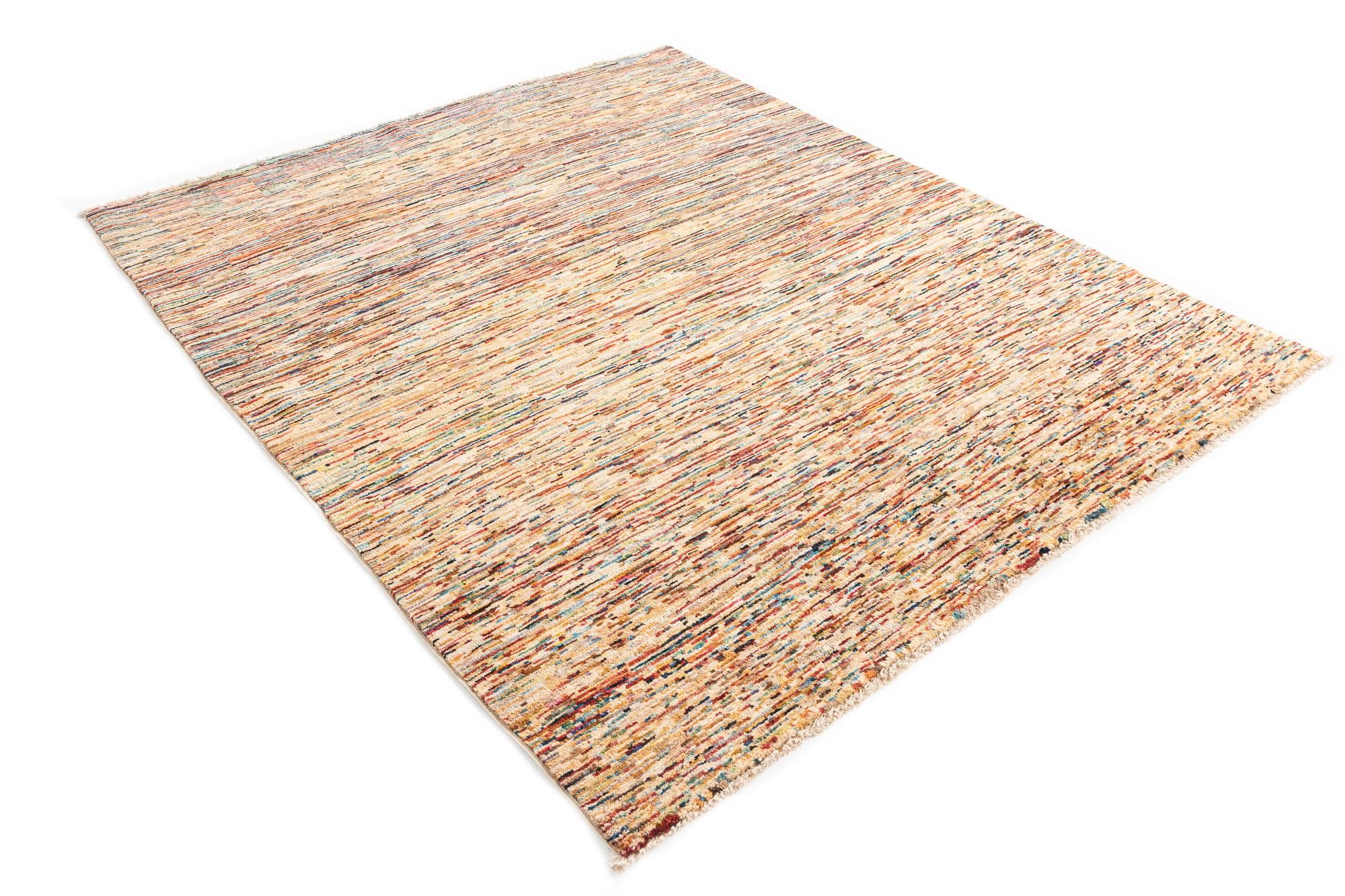 155cm x 190cm Hand Knotted Modern Ziegler Wool Rug