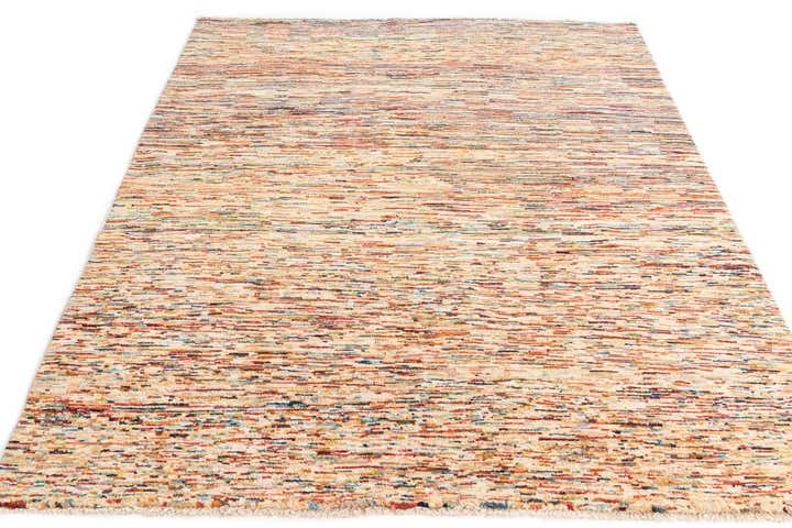 155cm x 190cm Hand Knotted Modern Ziegler Wool Rug