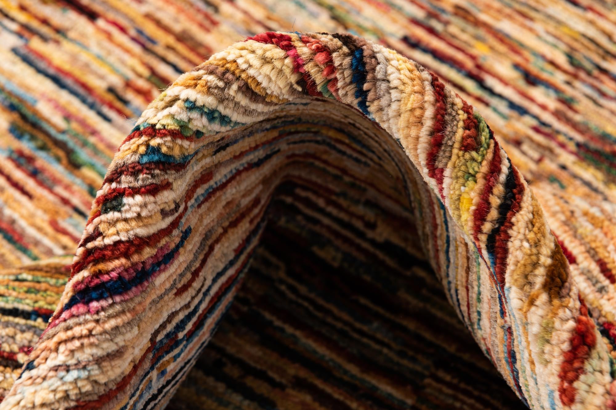 155cm x 190cm Hand Knotted Modern Ziegler Wool Rug