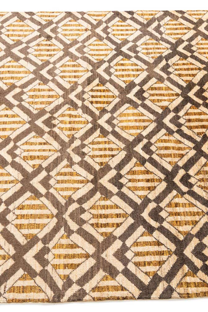 5' x 6' 7 Hand Knotted Modern Ziegler Wool Rug