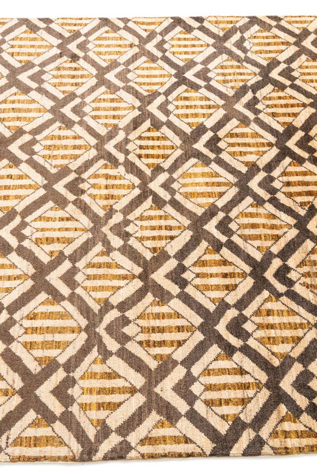 Detail image of 5' x 6' 7 Hand Knotted Modern Ziegler Wool Rug