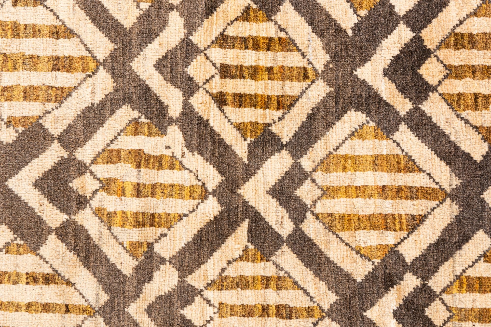 5' x 6' 7 Hand Knotted Modern Ziegler Wool Rug