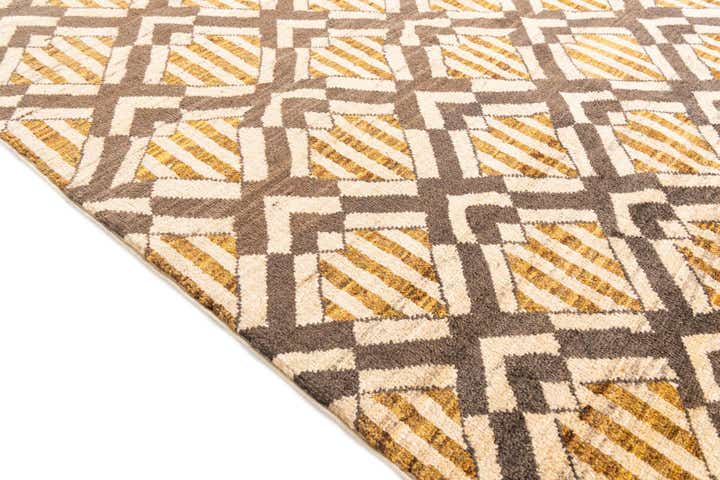 5' x 6' 7 Hand Knotted Modern Ziegler Wool Rug