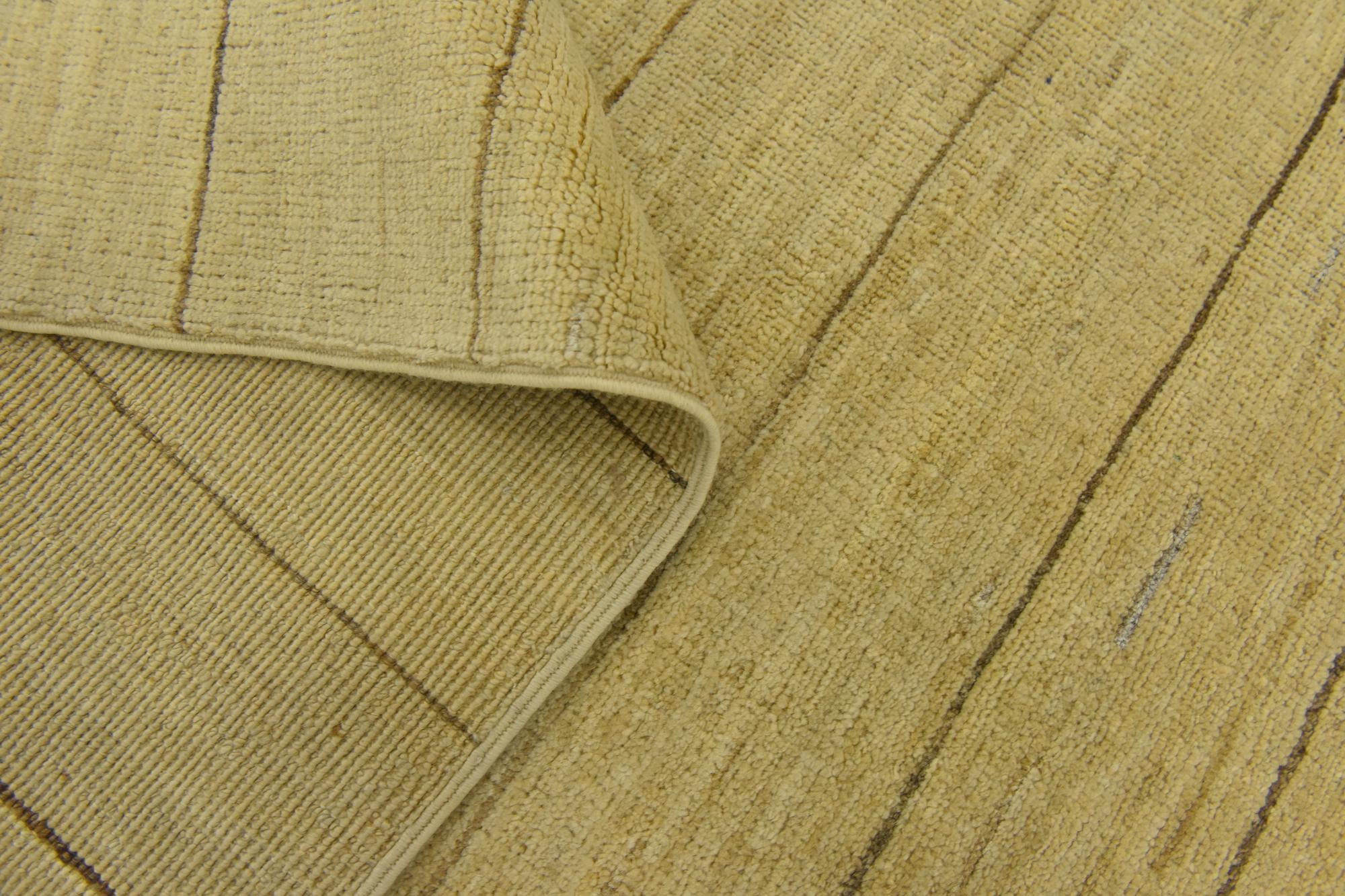 4' 7 x 5' 11 Hand Knotted Modern Ziegler Rug