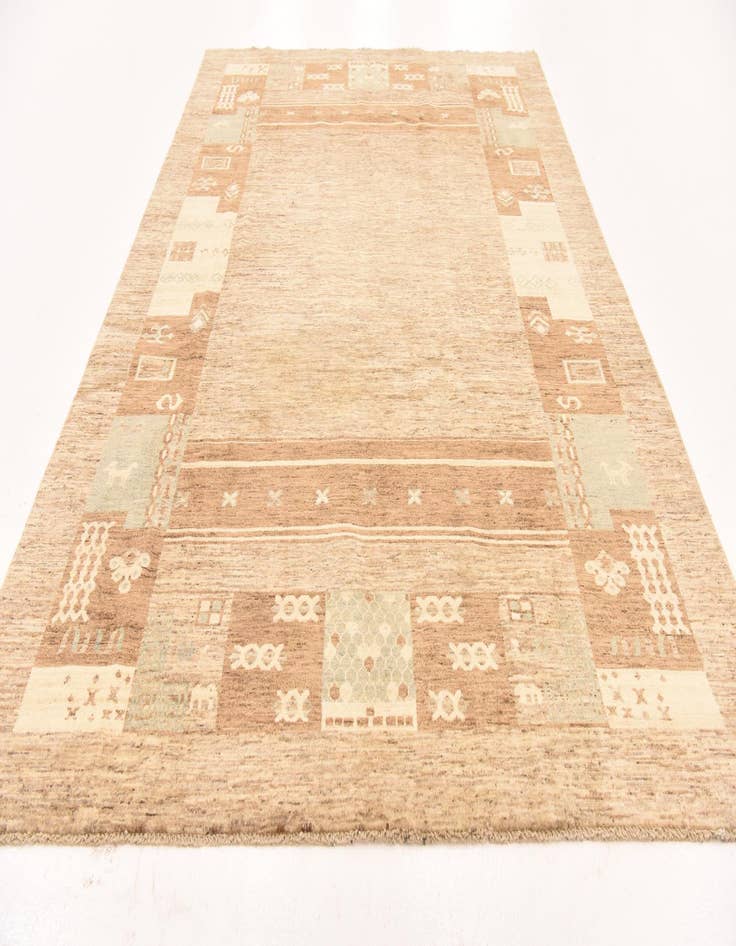 Detail image of 6' 7 x 9' 9 Hand Knotted Modern Ziegler Rug