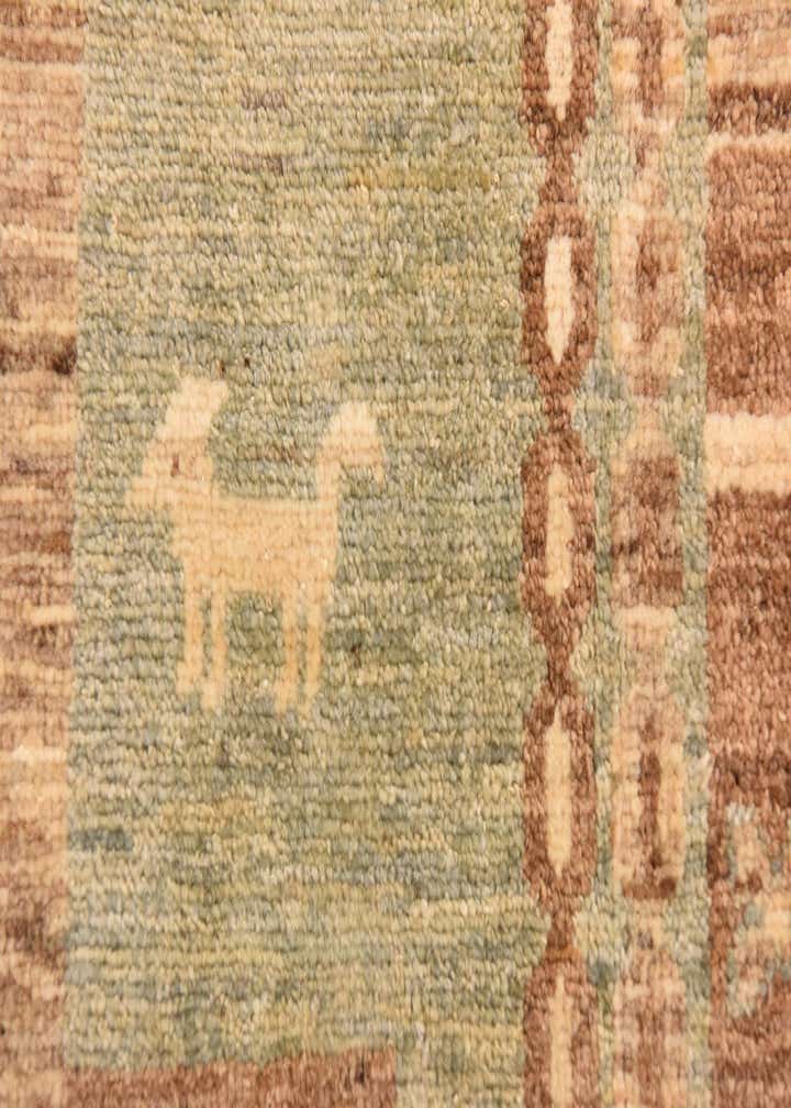6' 7 x 9' 9 Hand Knotted Modern Ziegler Rug
