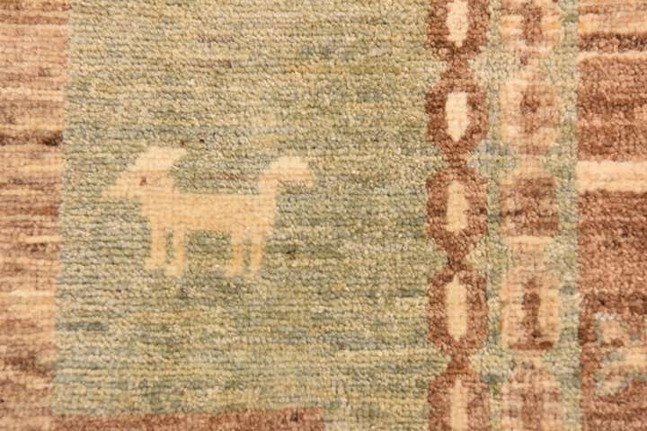 6' 7 x 9' 9 Hand Knotted Modern Ziegler Rug
