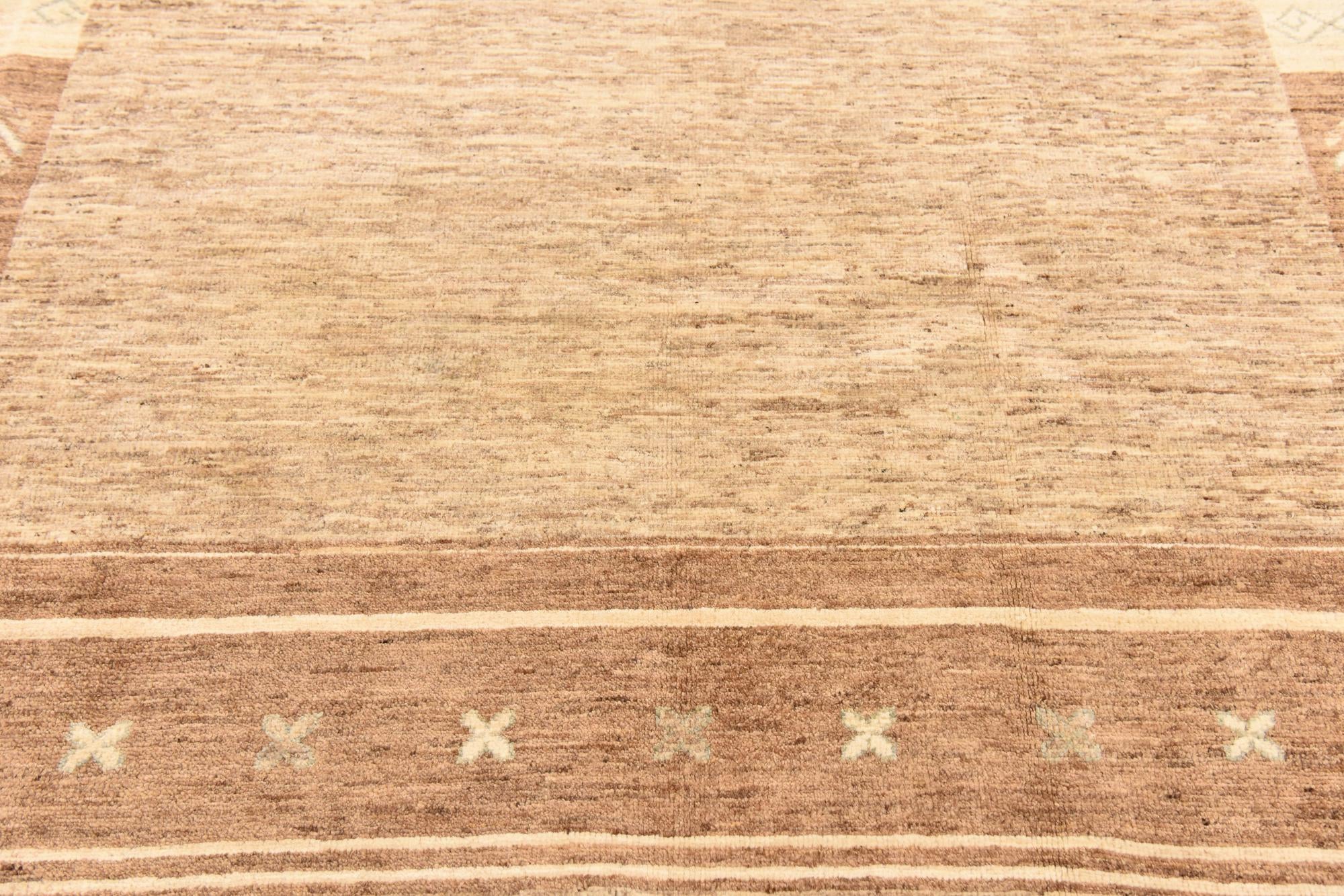 6' 7 x 9' 9 Hand Knotted Modern Ziegler Rug