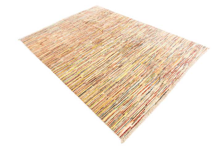 5' x 6' 8 Hand Knotted Modern Ziegler Rug