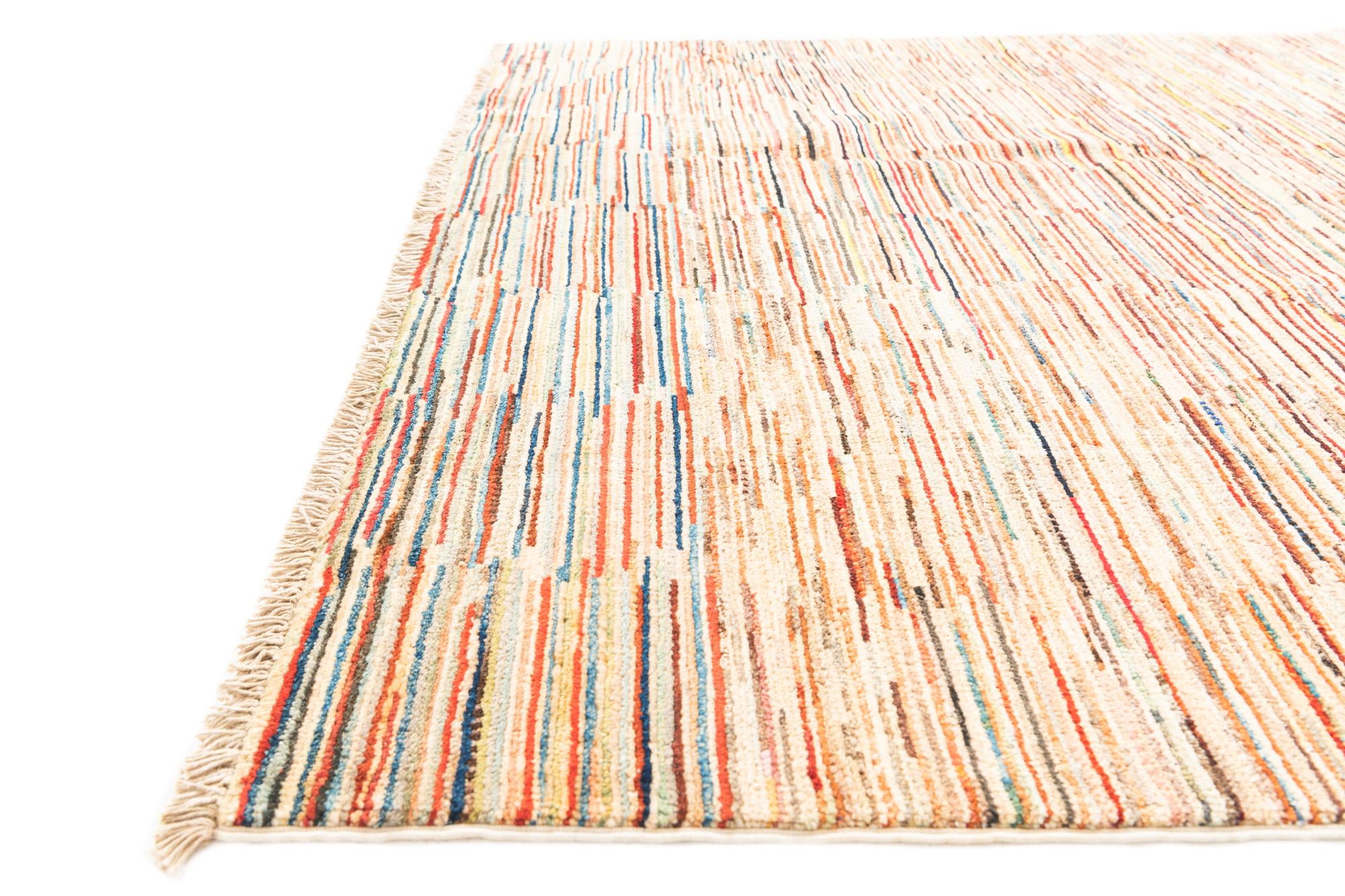 150cm x 205cm anudado a mano Modern Ziegler Alfombra