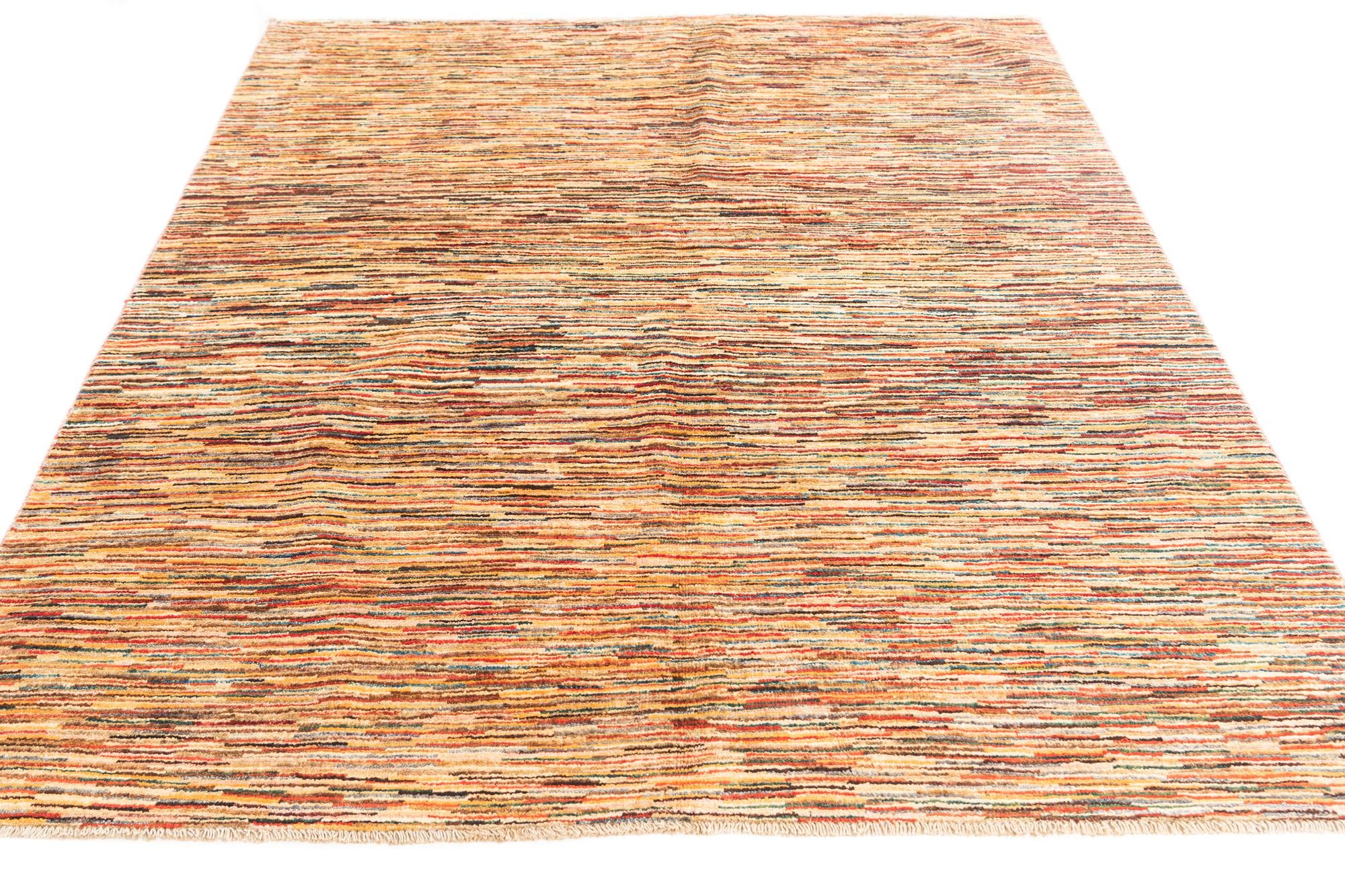 5' 3 x 6' 7 Hand Knotted Modern Ziegler Rug
