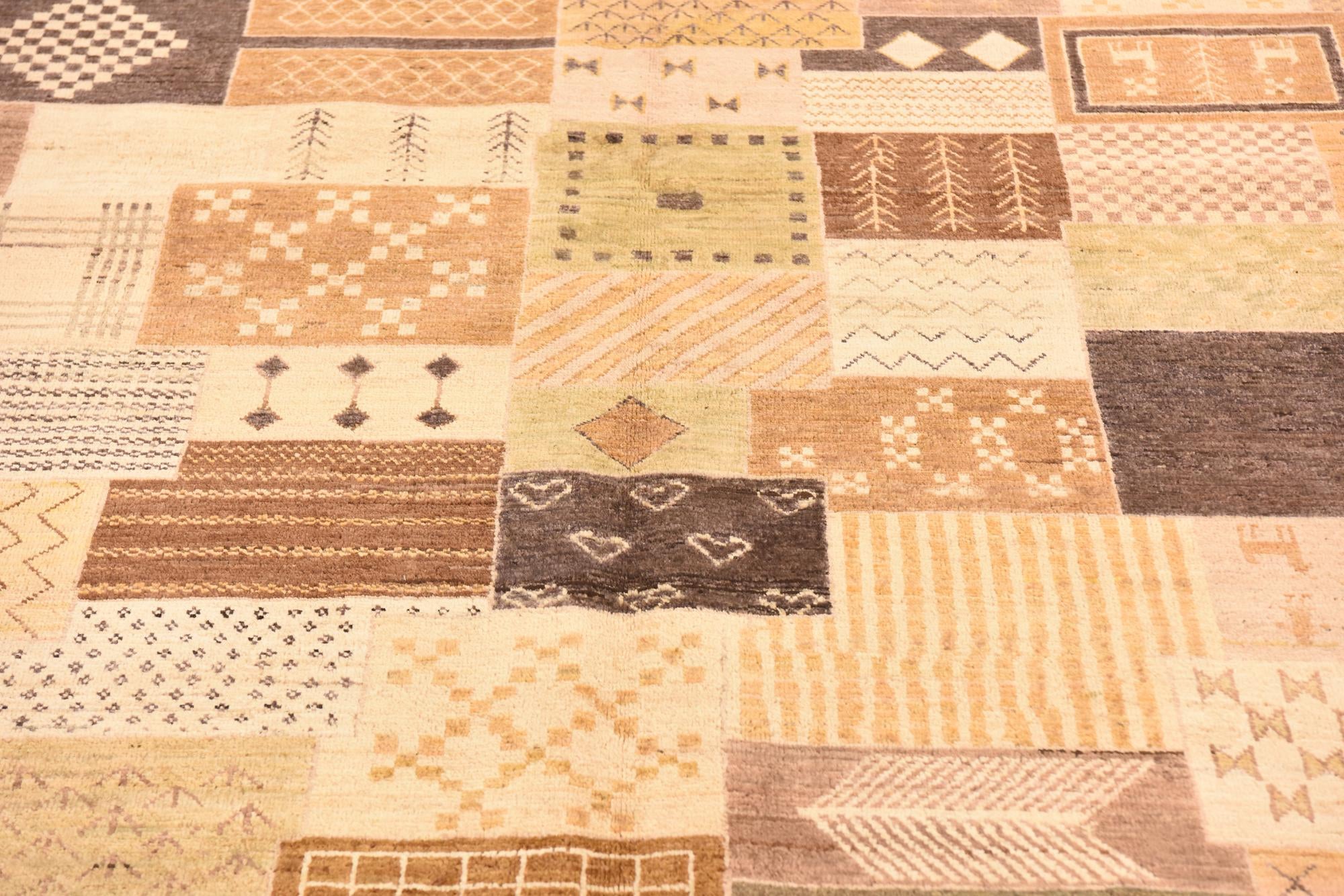 5' 7 x 7' 5 Hand Knotted Modern Ziegler Rug