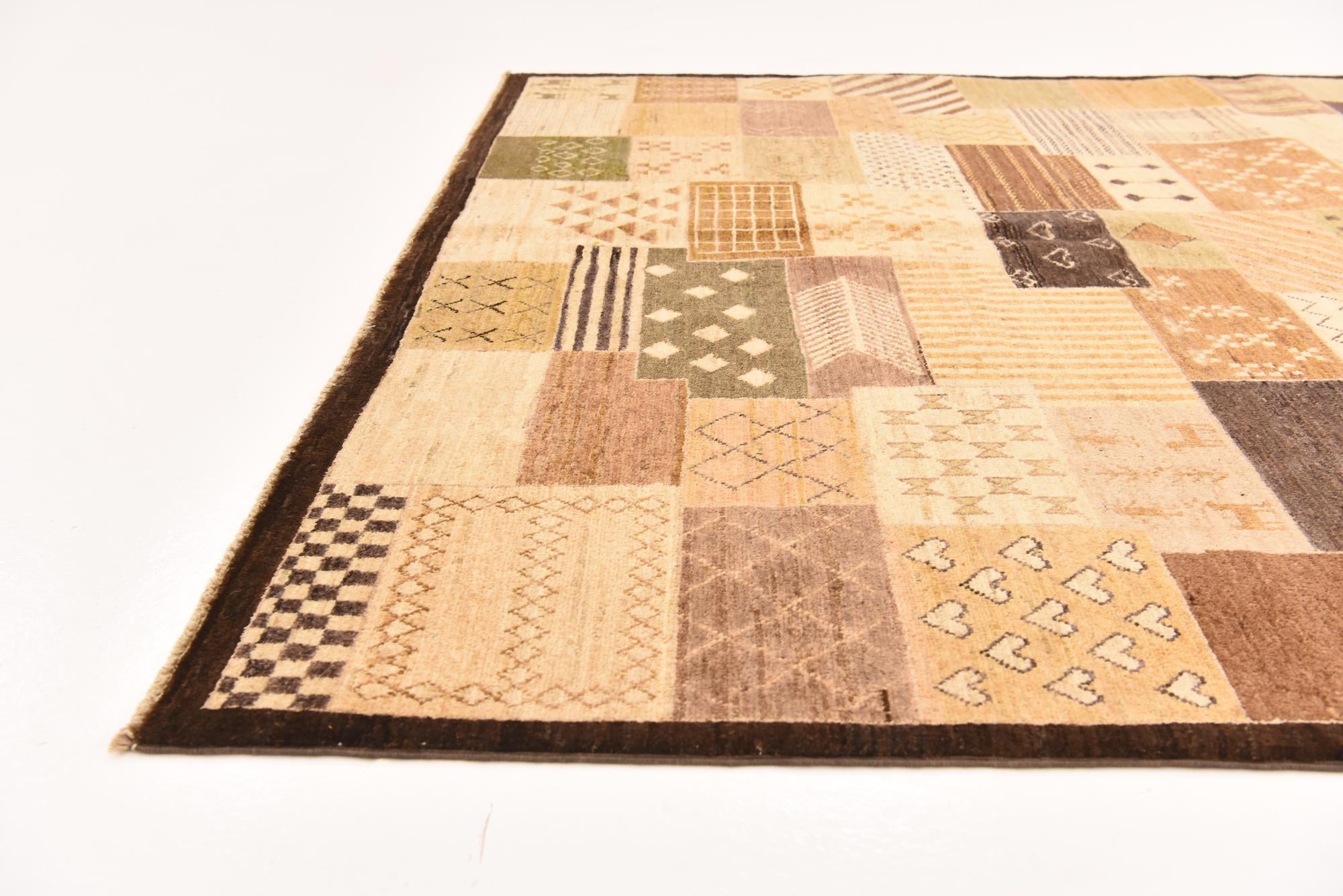 5' 7 x 7' 5 Hand Knotted Modern Ziegler Rug