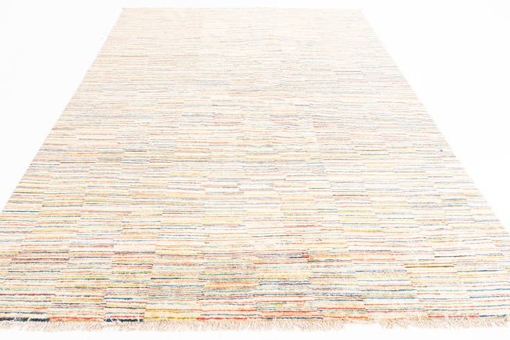 Detail image of 6' 7 x 9' 7 Hand Knotted Modern Ziegler Rug