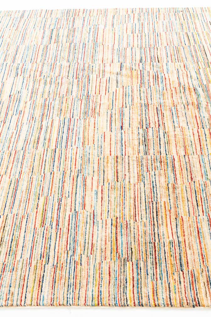 6' 7 x 9' 7 Hand Knotted Modern Ziegler Rug