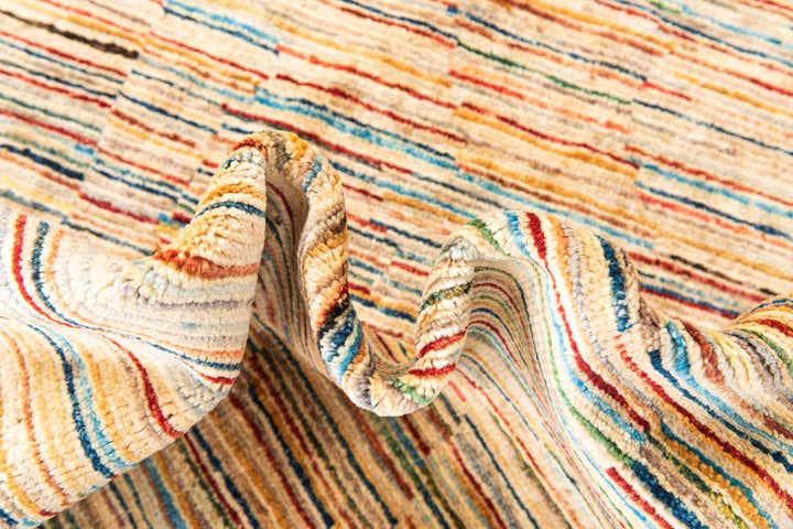 6' 7 x 9' 7 Hand Knotted Modern Ziegler Rug