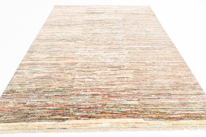 6' 7 x 9' 7 Hand Knotted Modern Ziegler Rug