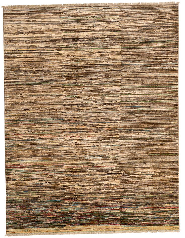 Detail image of 6' 7 x 9' 7 Hand Knotted Modern Ziegler Rug