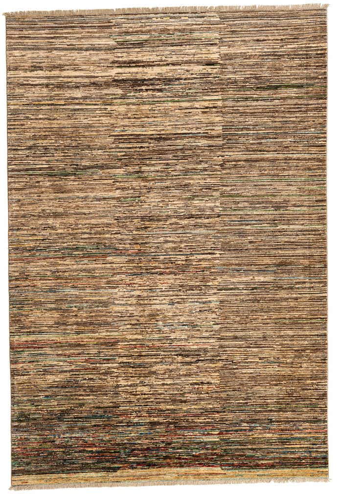 6' 7 x 9' 7 Hand Knotted Modern Ziegler Rug