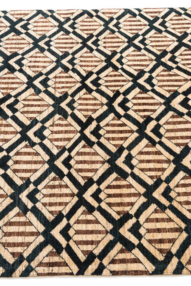 Detail image of 5' 1 x 6' 9 Hand Knotted Modern Ziegler Wool Rug