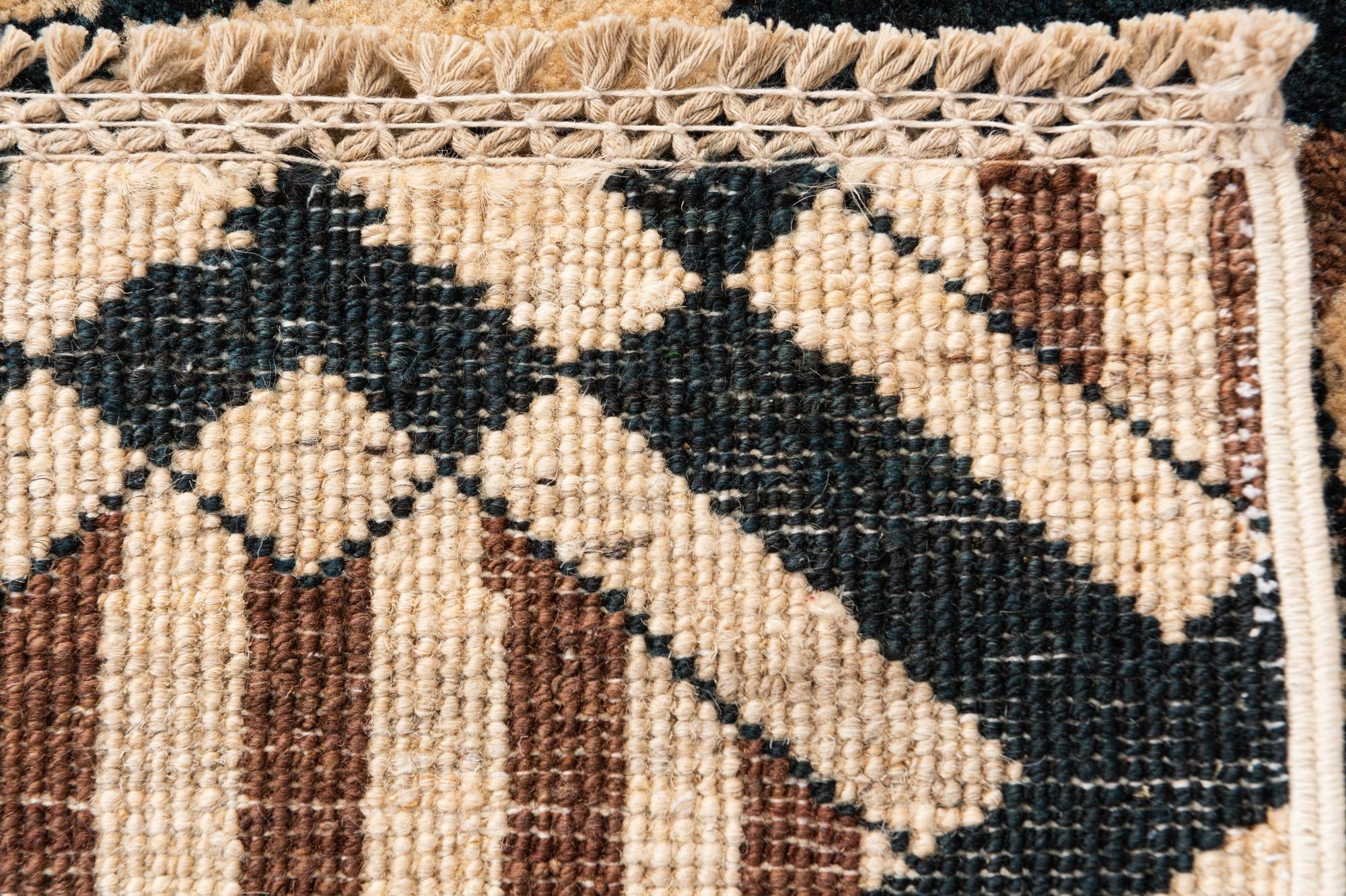 5' 1 x 6' 9 Hand Knotted Modern Ziegler Wool Rug