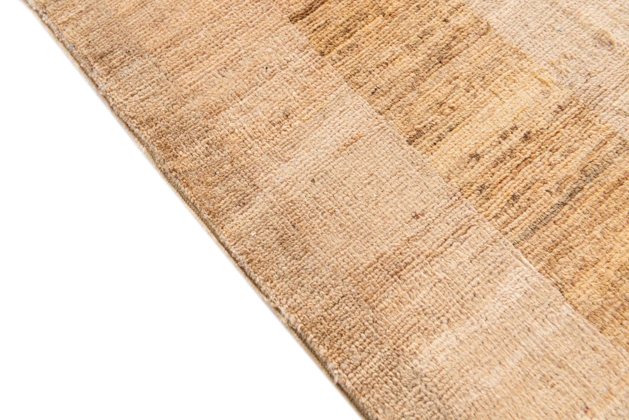 4' 6 x 6' 6 Hand Knotted Modern Ziegler Rug