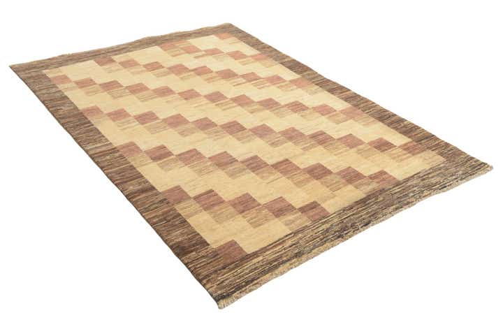 5' 6 x 7' 7 Hand Knotted Modern Ziegler Oriental Rug