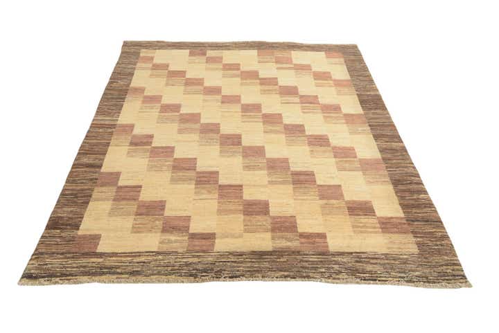 5' 6 x 7' 7 Hand Knotted Modern Ziegler Oriental Rug