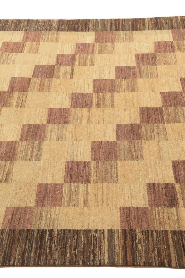 Detailansicht von 170cm x 230cm Handgeknüpft Modern Ziegler Orientalisch Teppich