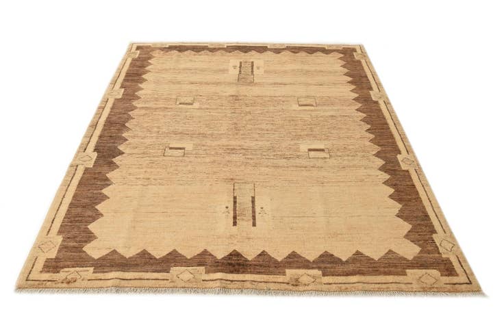 Detail image of 5' 2 x 6' 5 Hand Knotted Modern Ziegler Rug