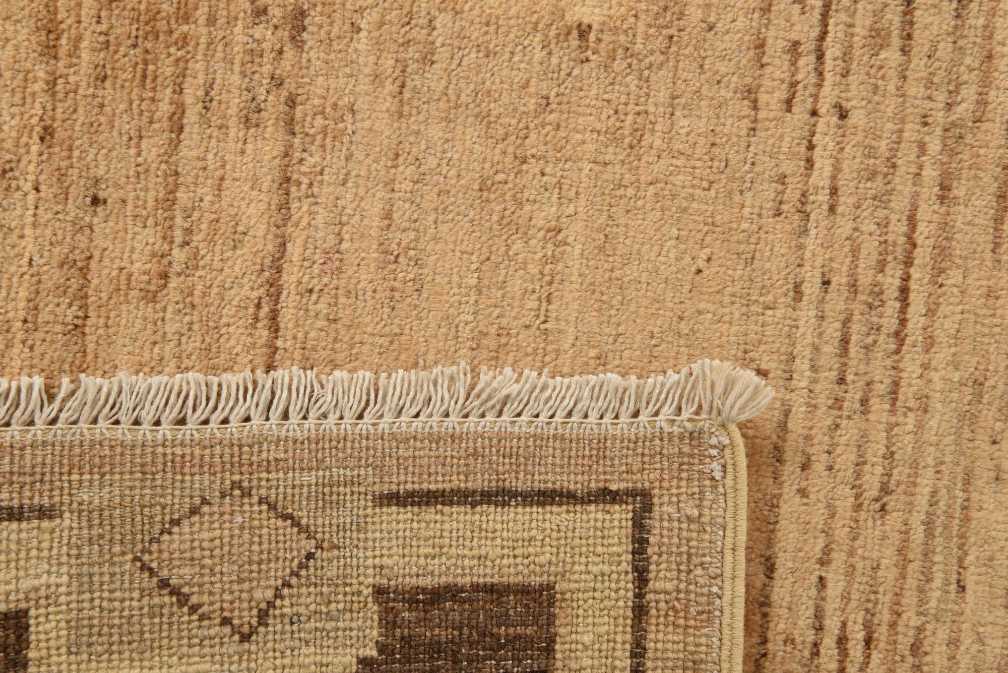 5' 2 x 6' 5 Hand Knotted Modern Ziegler Rug