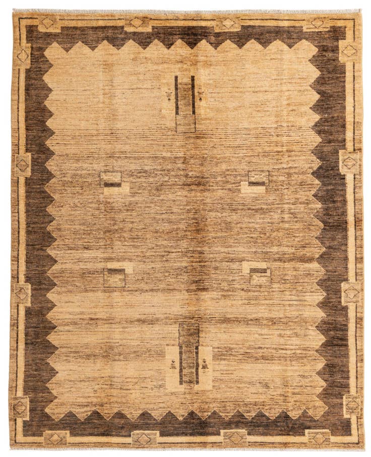 Detail image of 5' 2 x 6' 5 Hand Knotted Modern Ziegler Rug