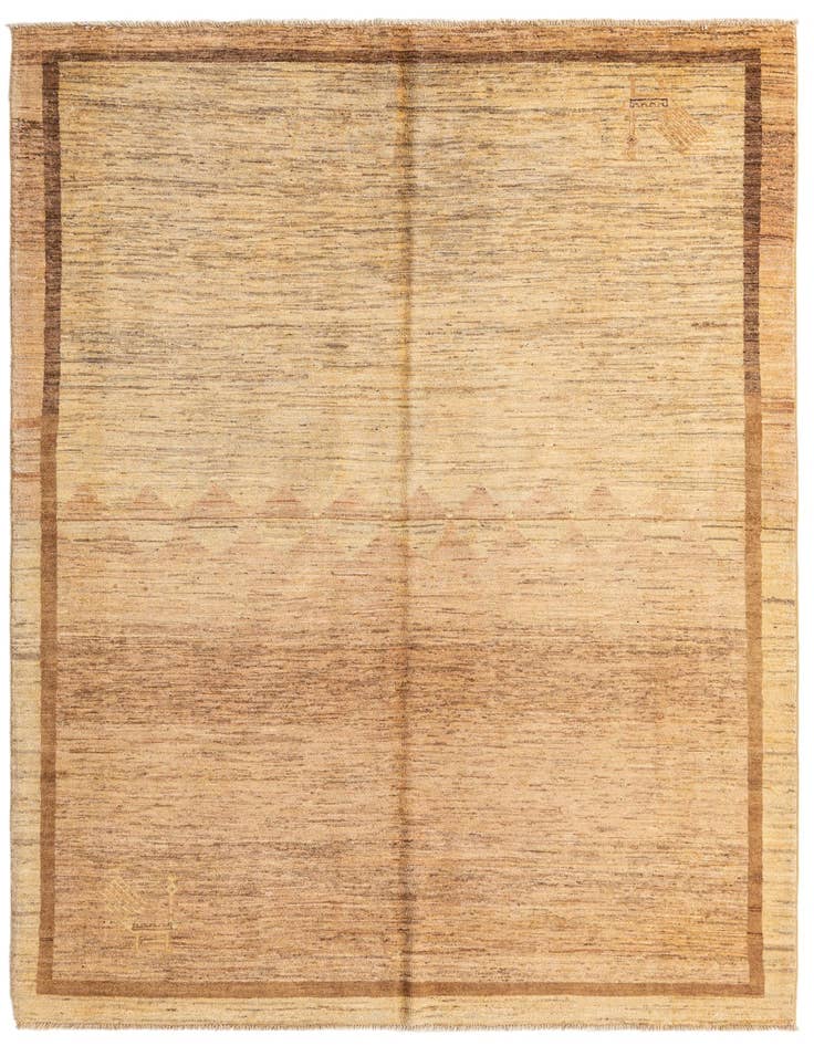 Detail image of 5' 6 x 7' 6 Hand Knotted Modern Ziegler Rug