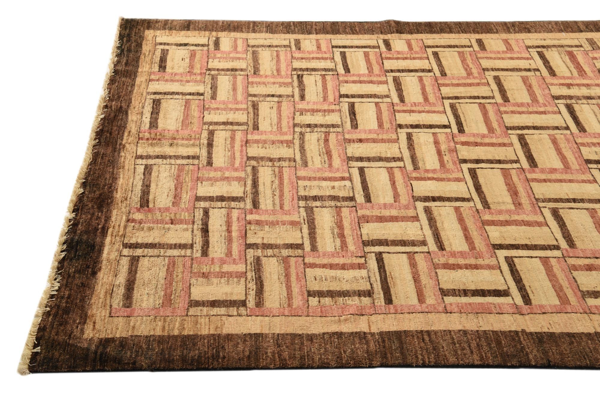 5' 6 x 7' 6 Hand Knotted Modern Ziegler Rug