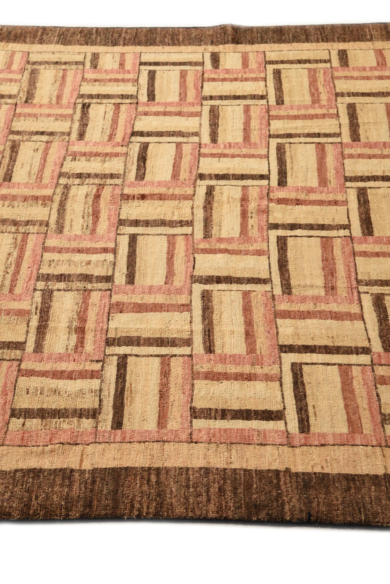 5' 6 x 7' 6 Hand Knotted Modern Ziegler Rug